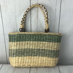 Unbranded Cornhusk Boho Coastal Grandma Straw Shoulder Bag Purse Womens